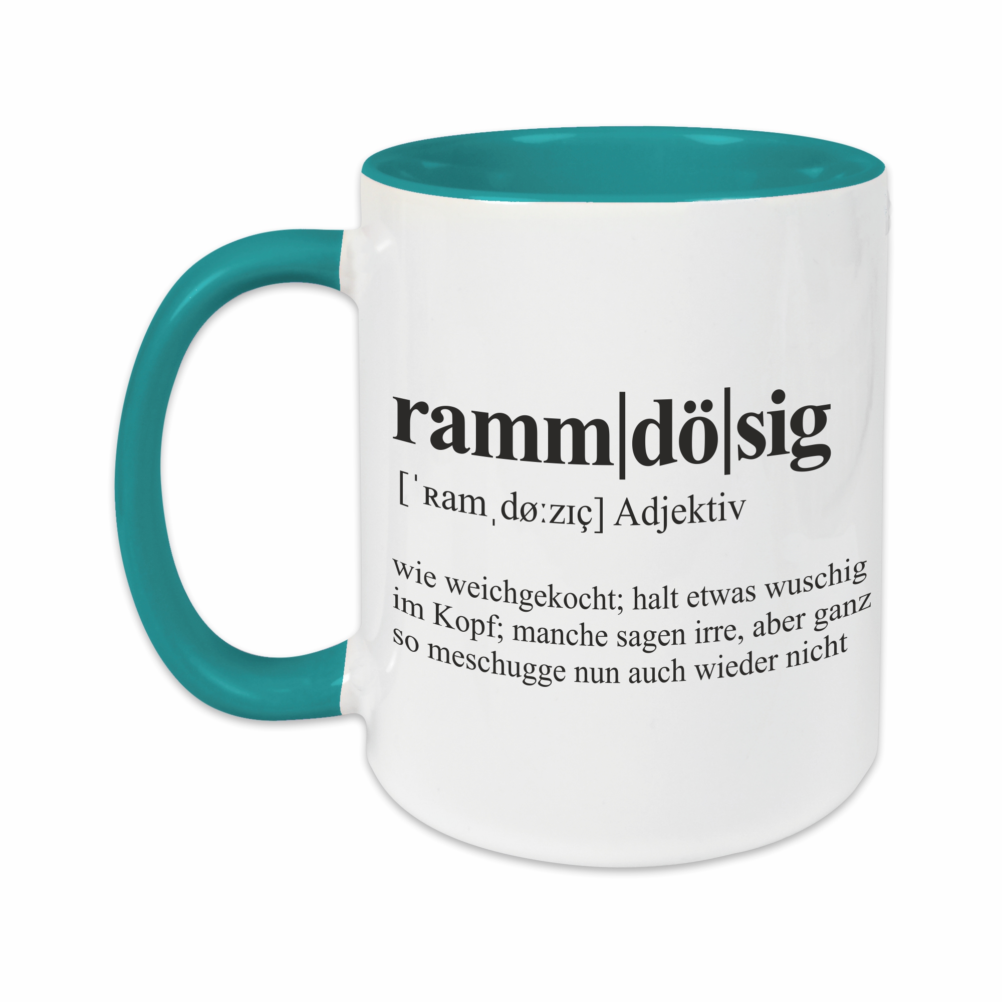 Tasse - Definition Rammdösig türkis