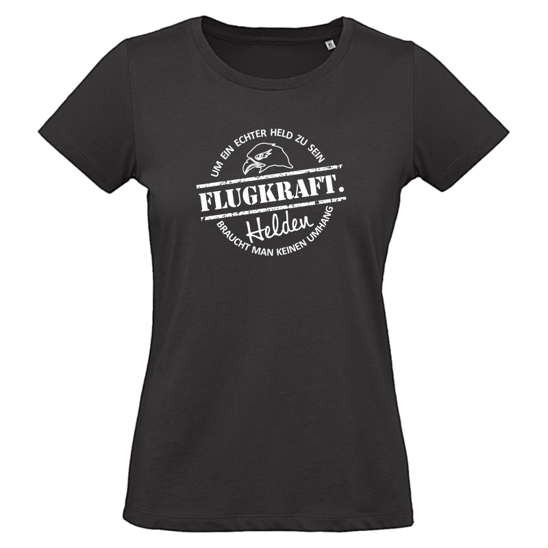 Damen T-Shirt - Helden Button