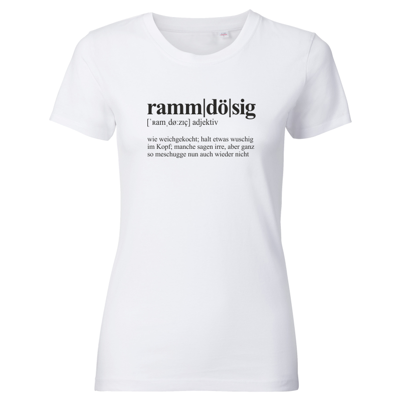Damen T-Shirt - Rammdösig