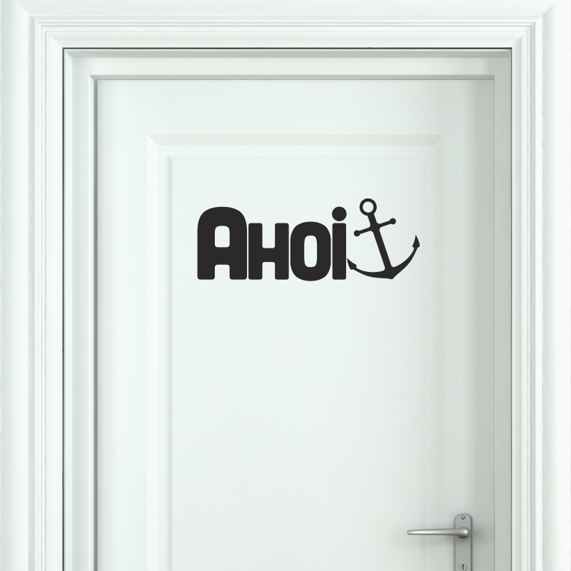 Türaufkleber - Ahoi
