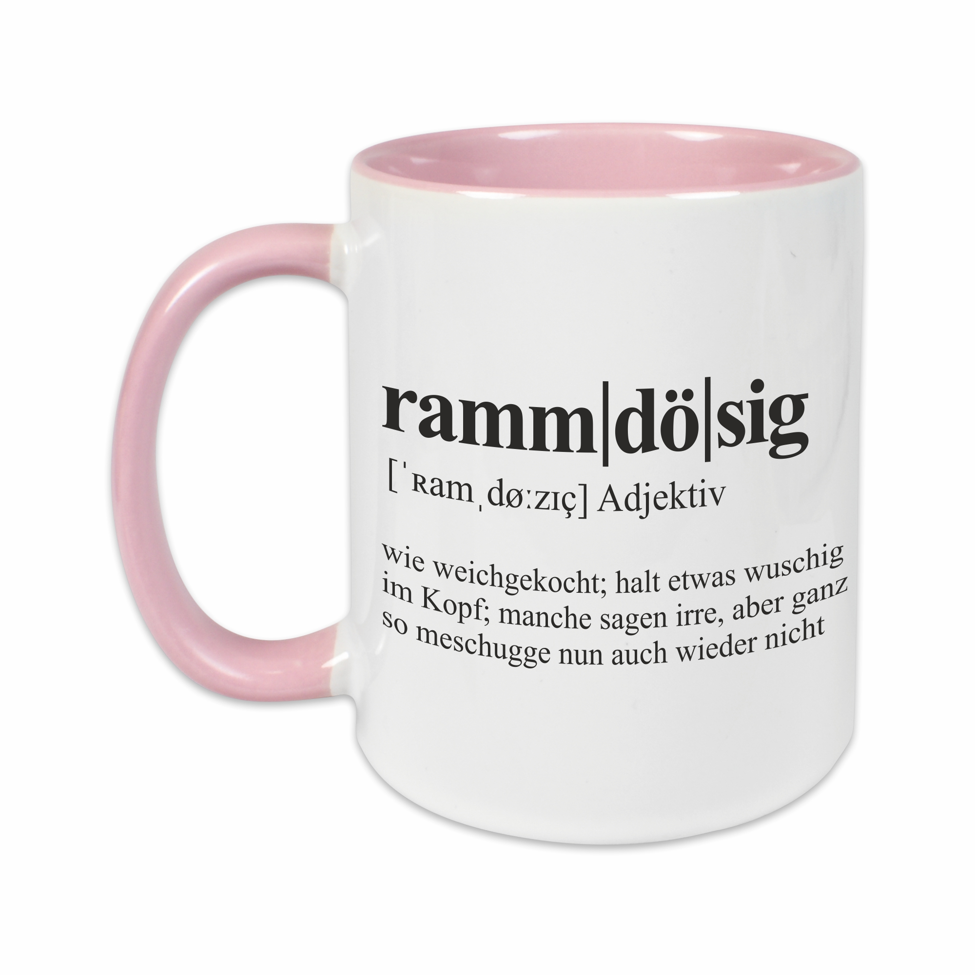 Tasse - Definition Rammdösig rosa