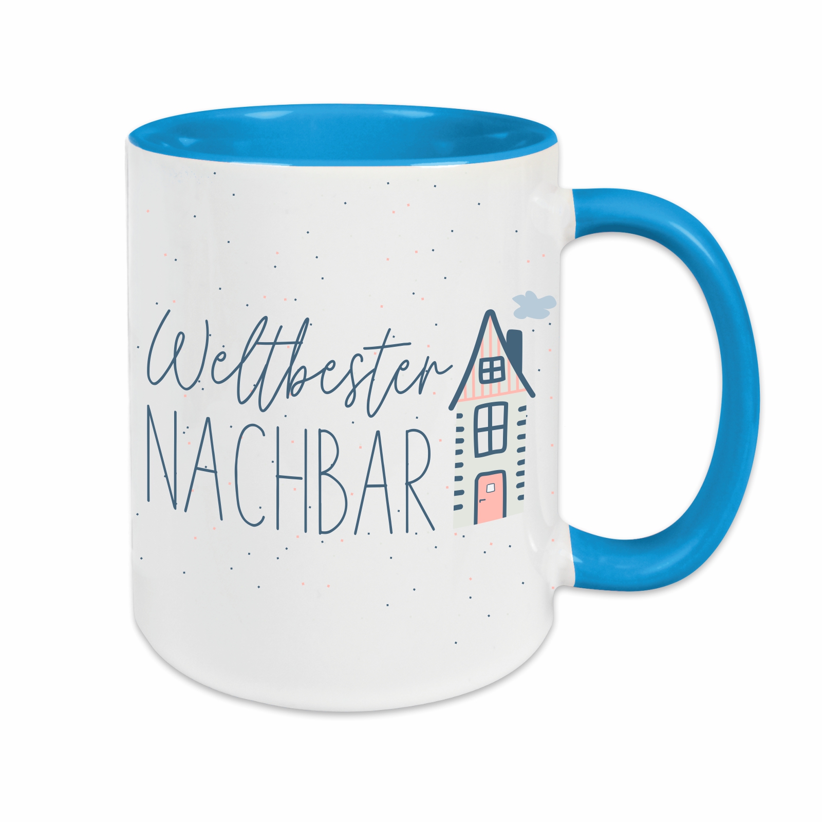 Tasse - Weltbester Nachbar hellblau