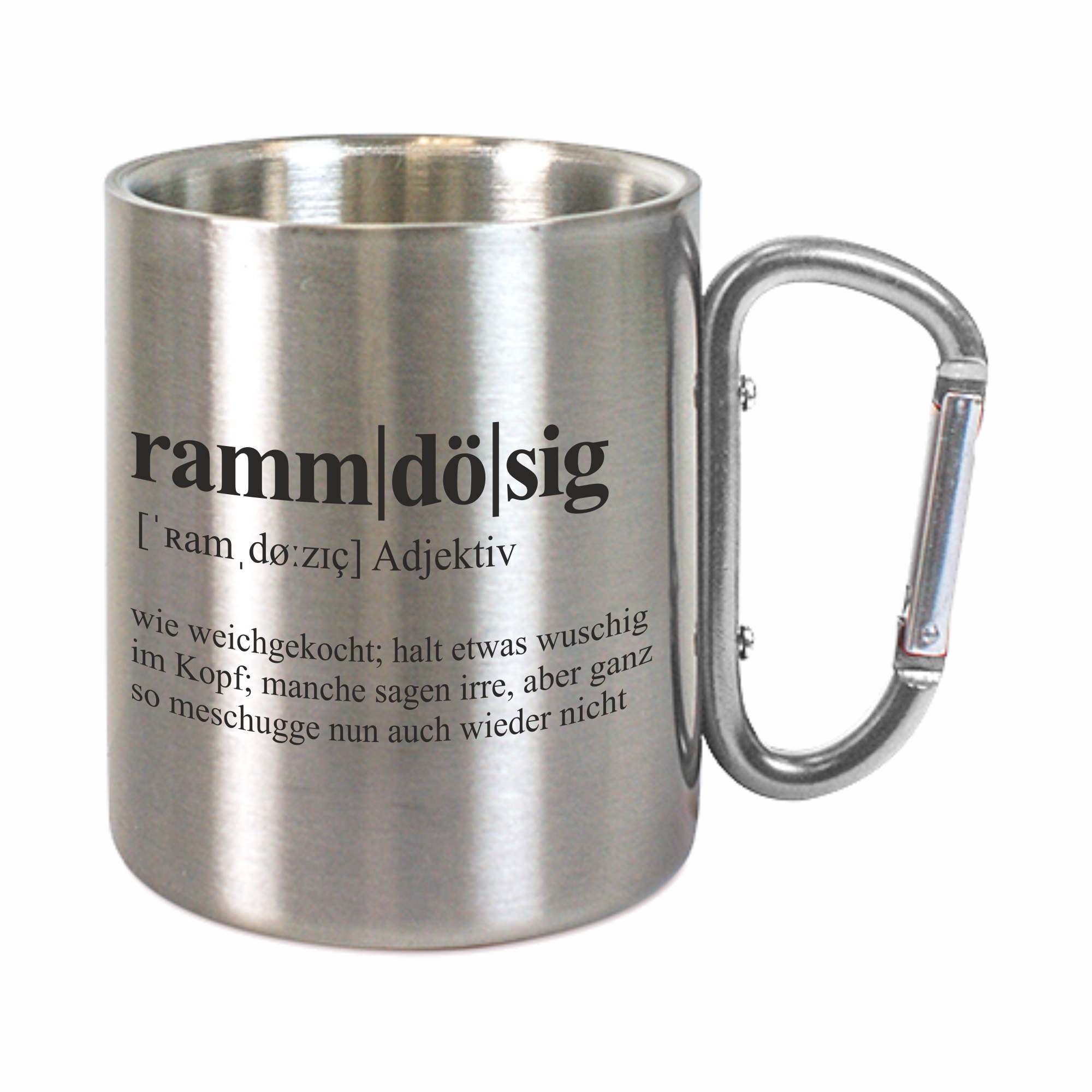 Tasse - Definition Rammdösig Edelstahl
