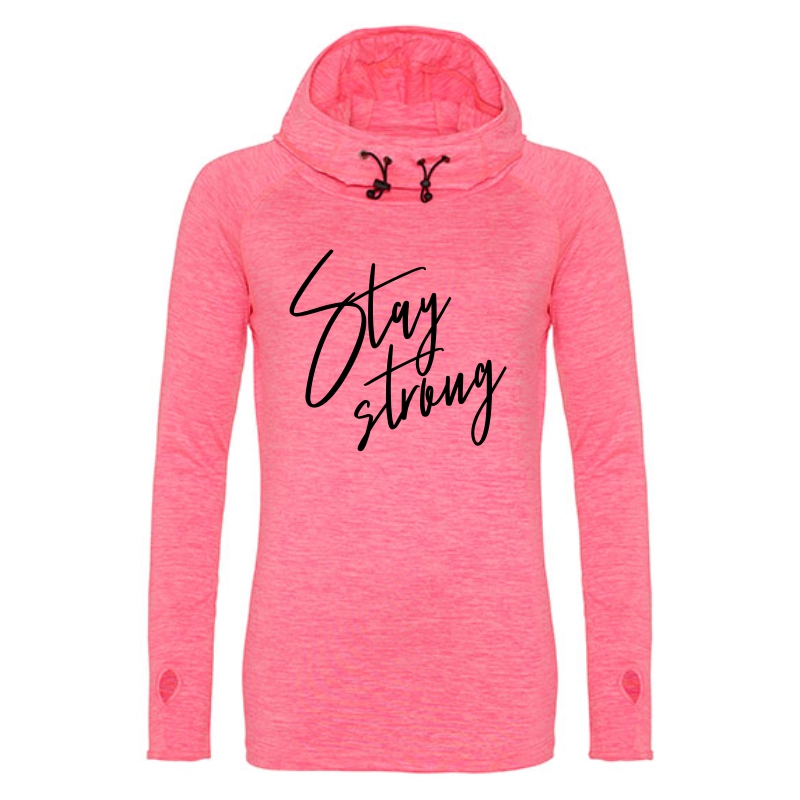 Damen Sport Hoodie - Stay Strong