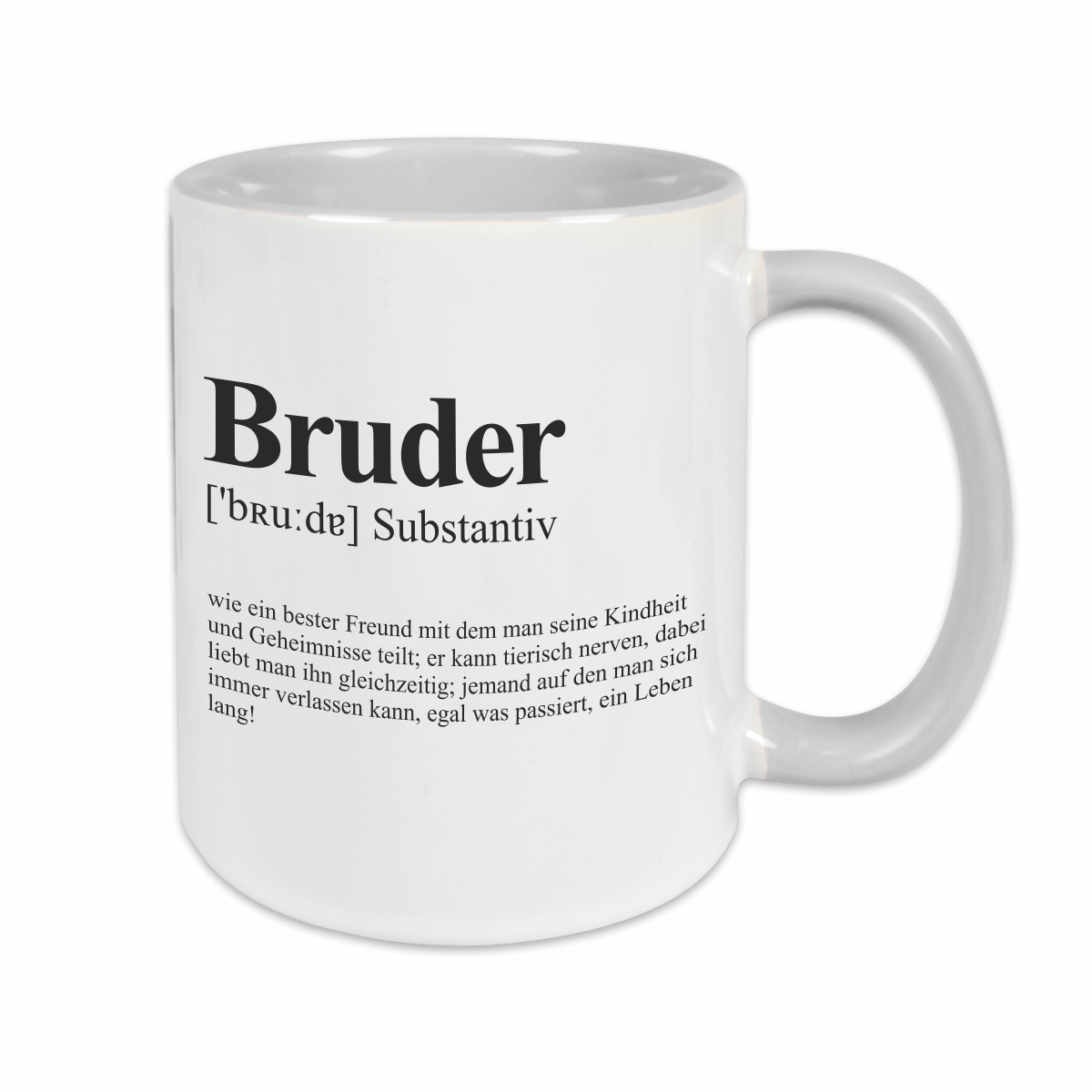 Tasse - Definition Bruder grau