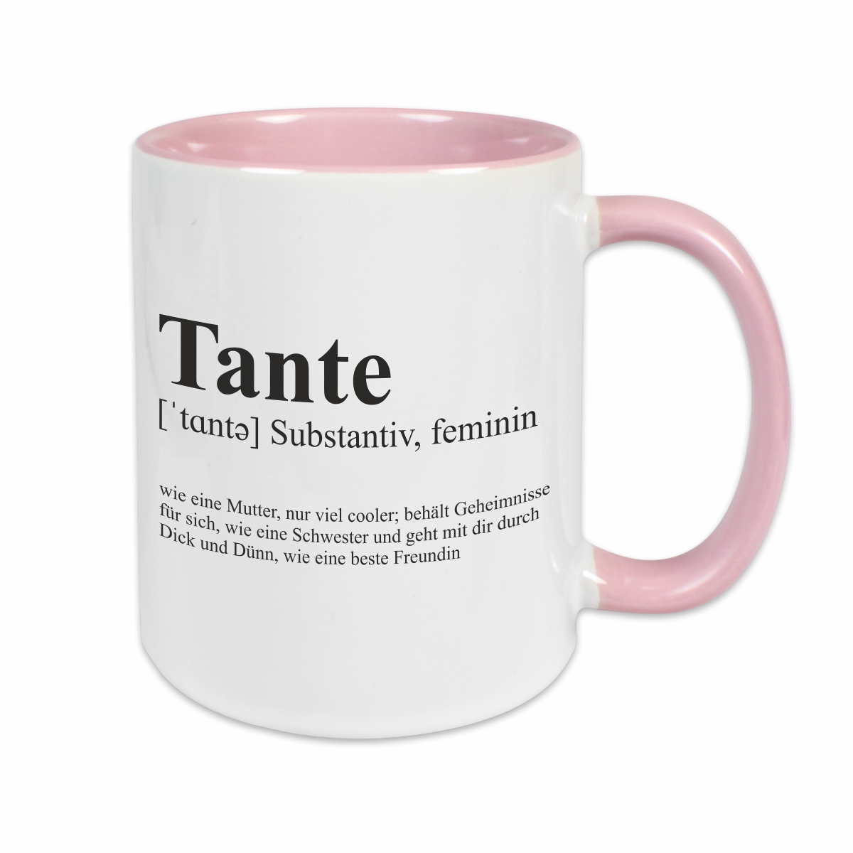 Tasse - Definition Tante rosa