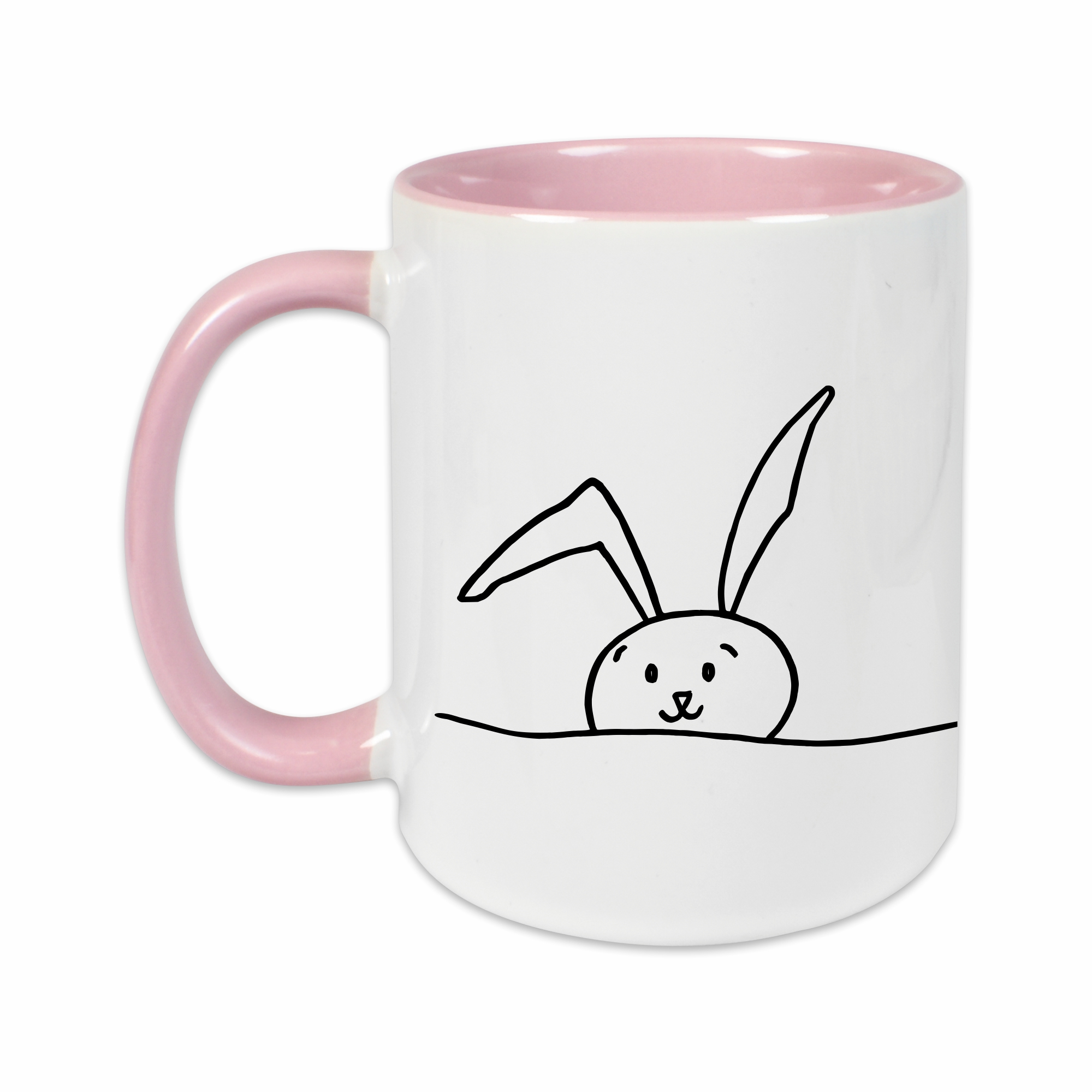 Tasse - Hase rosa