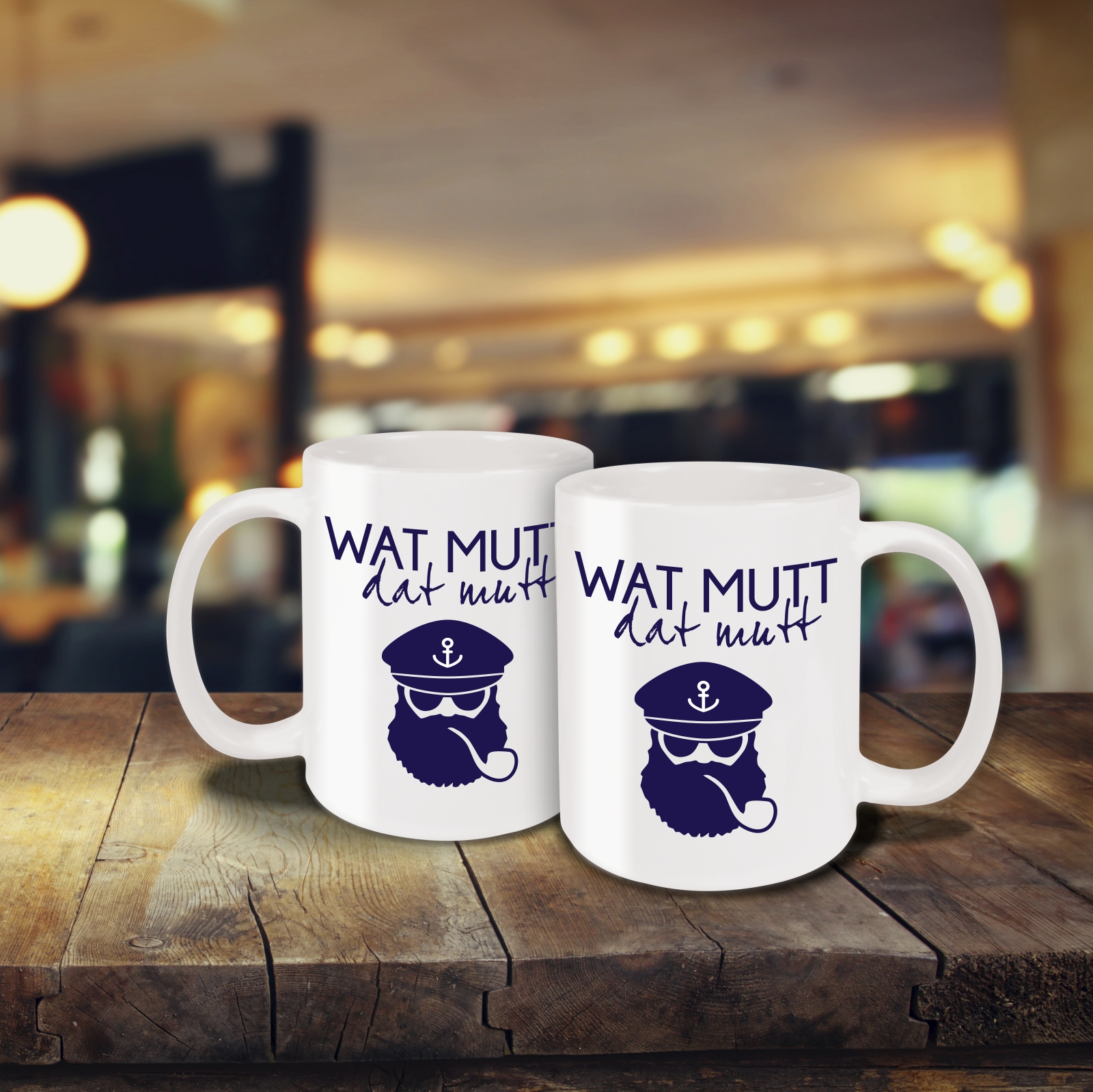 Tasse - Wat mutt, dat mutt weiß