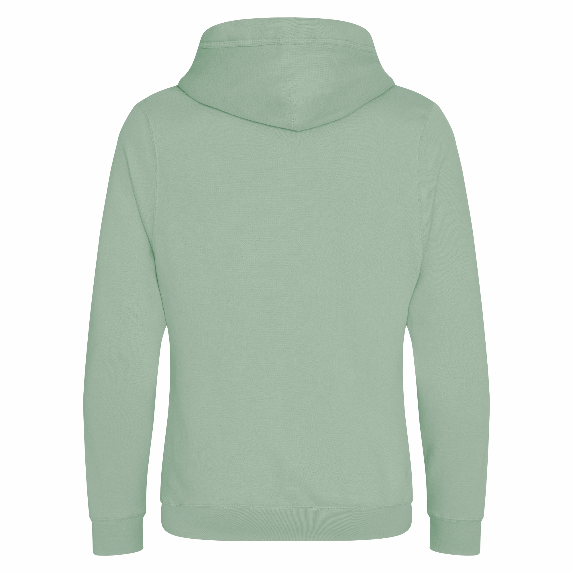 Unisex Cross Neck Hoodie - Flugkraft Schriftzug dusty green XS