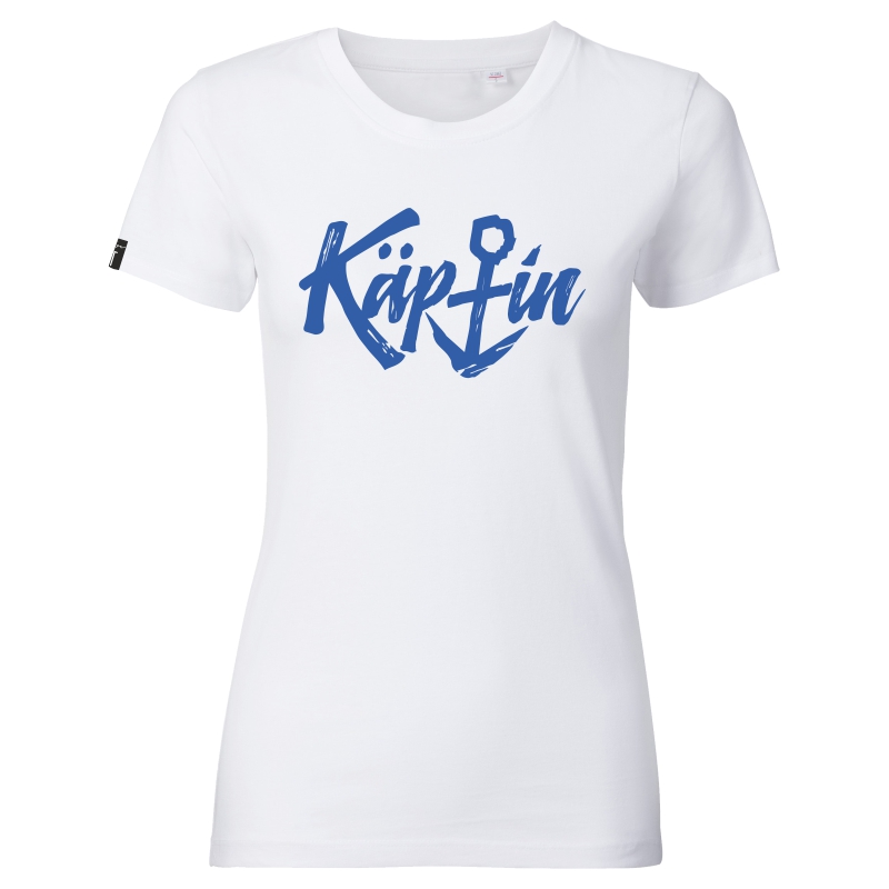 Damen T-Shirt - Käptin weiss 3XL