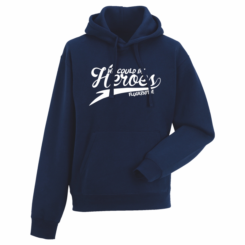 Herren Hoodie - We could be heroes dunkelblau 4XL