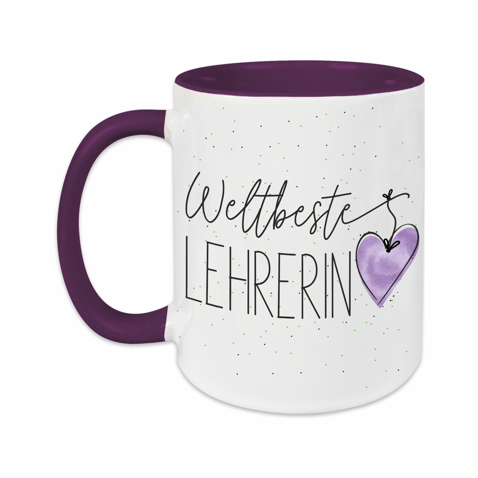 Tasse - Weltbeste Lehrerin lila