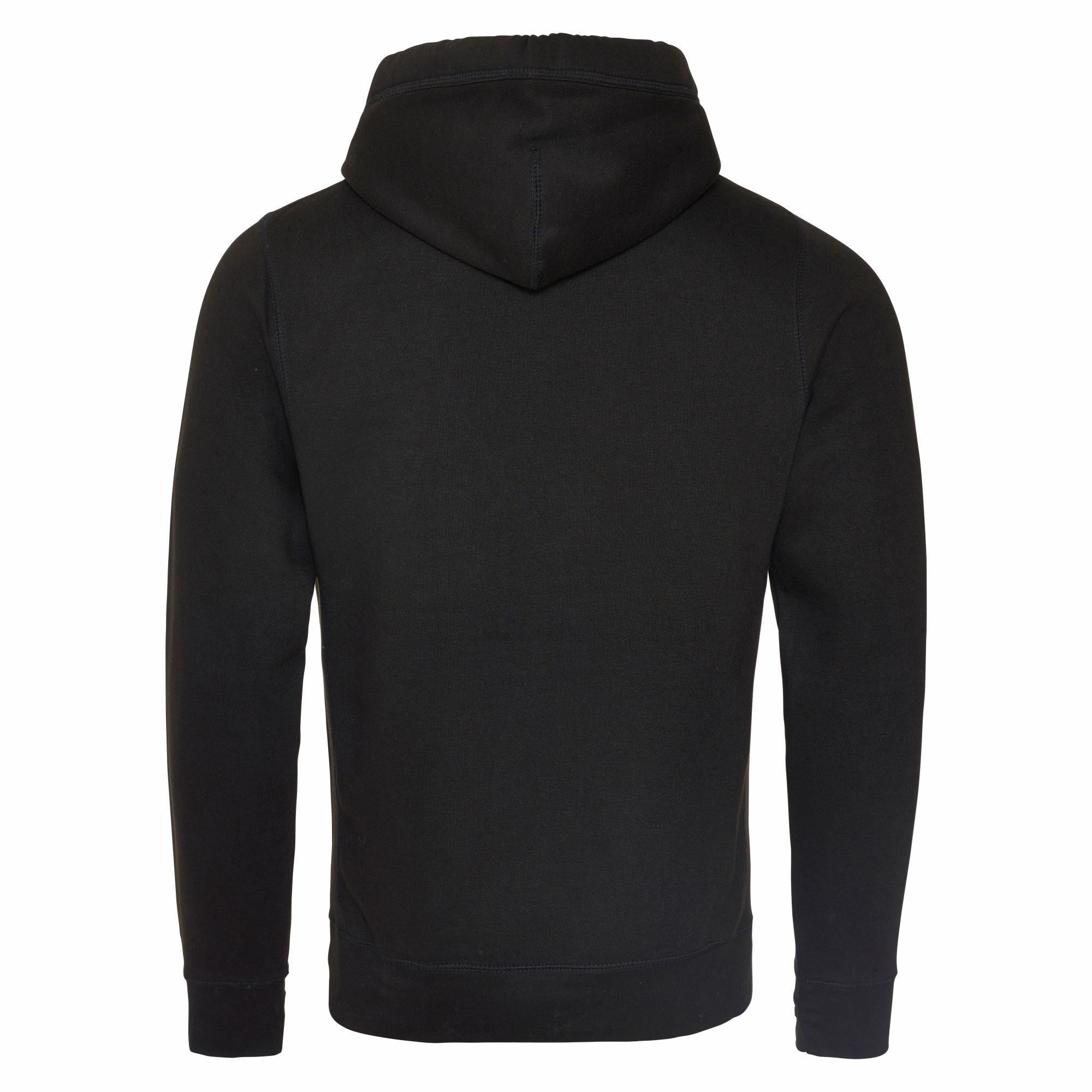 Unisex Cross Neck Hoodie - Flugkraft Schriftzug schwarz S