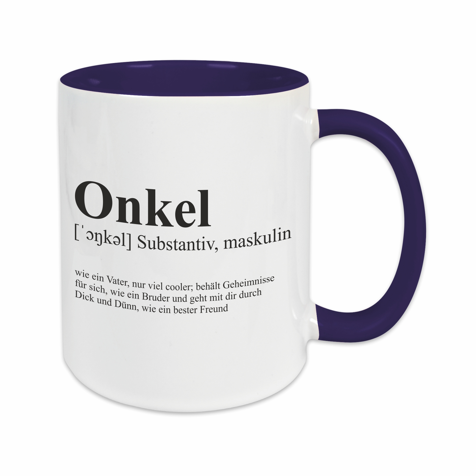 Tasse - Definition Onkel dunkelblau