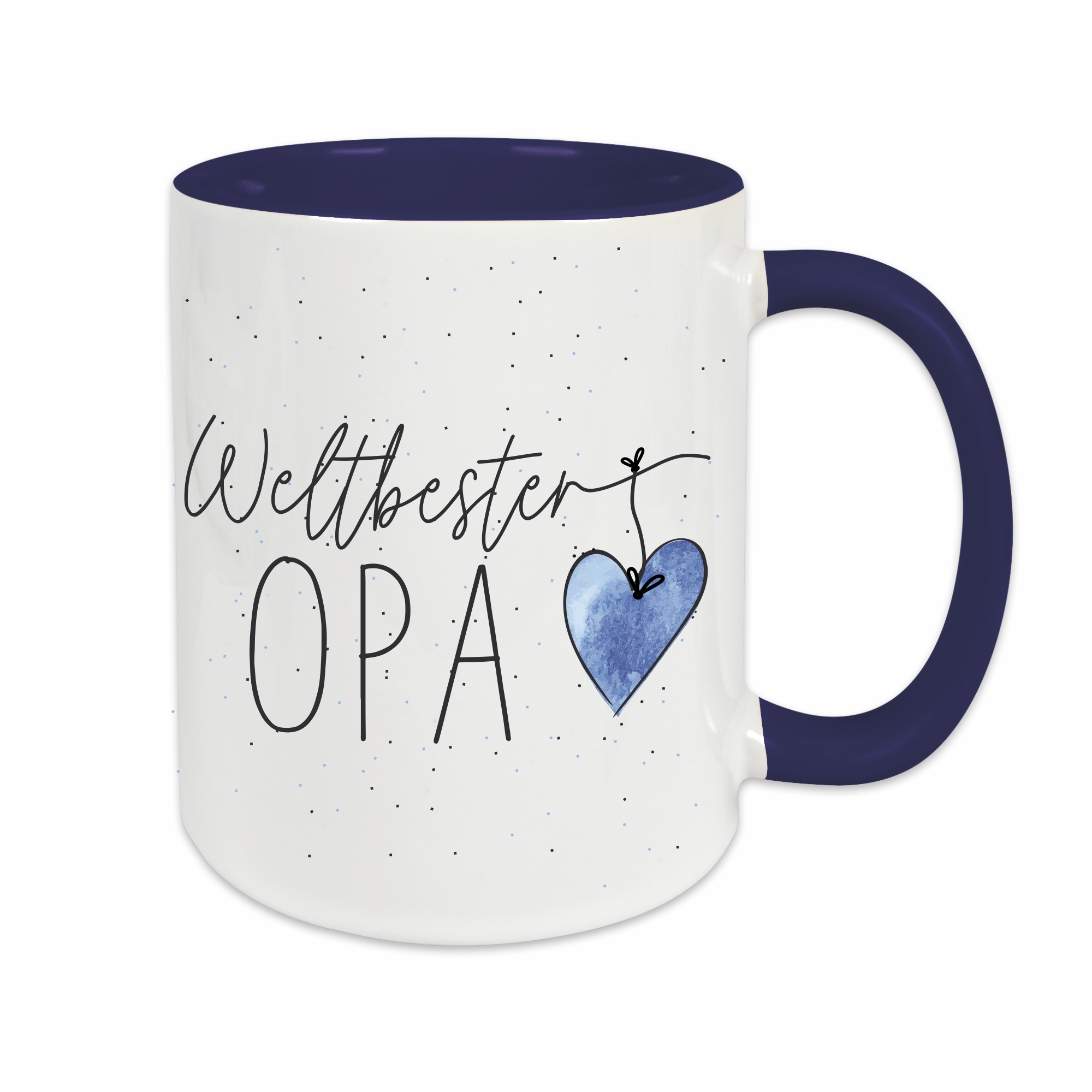 Tasse - Weltbester Opa dunkelblau