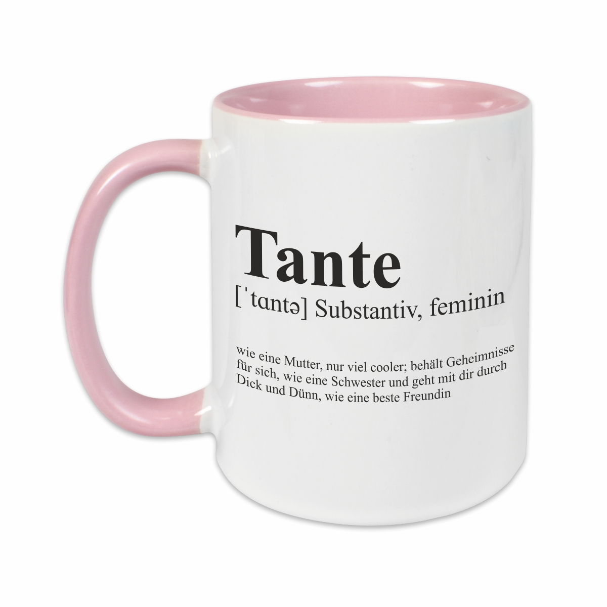 Tasse - Definition Tante rosa