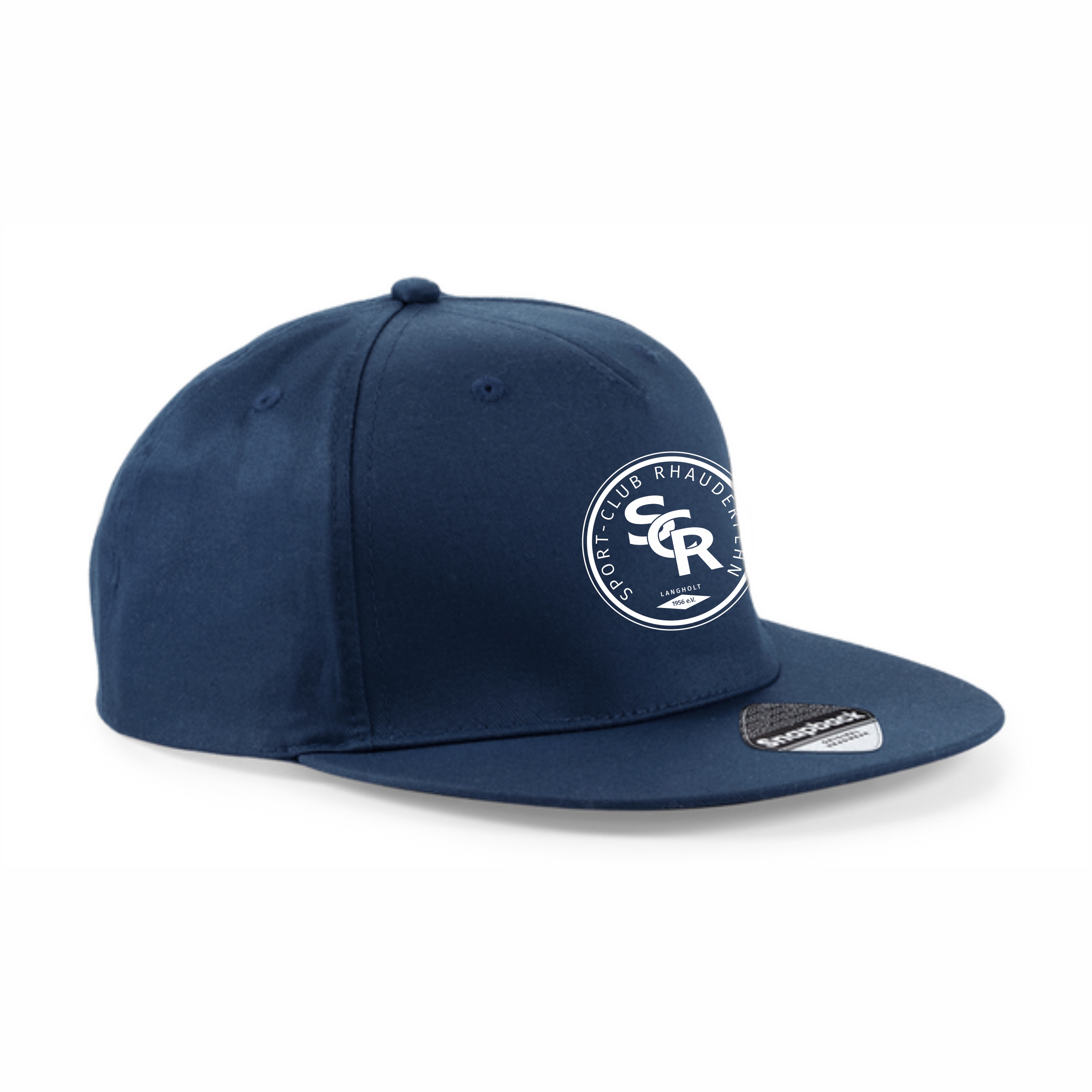 Snapback Cap Logo navy (Logo weiß)