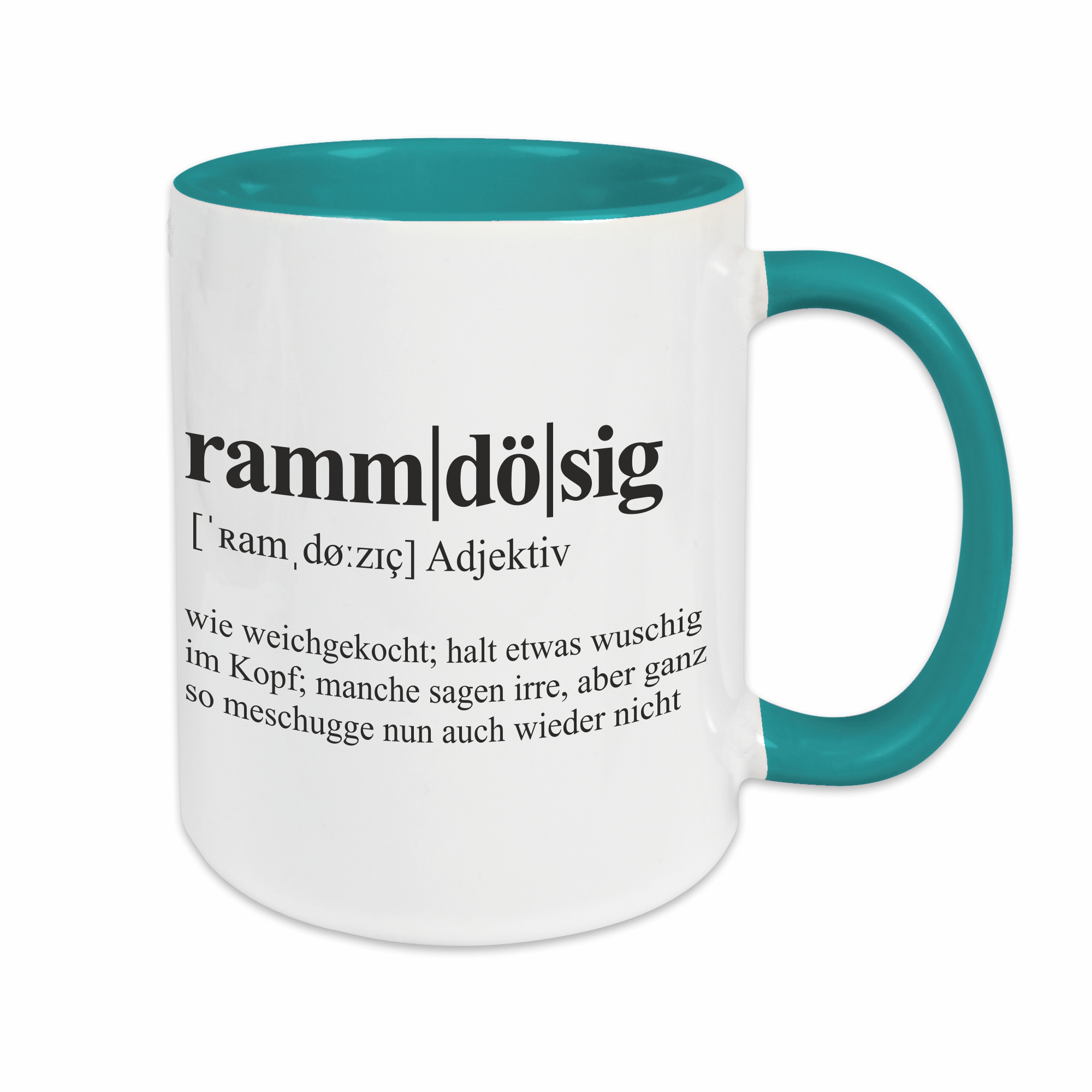 Tasse - Definition Rammdösig türkis