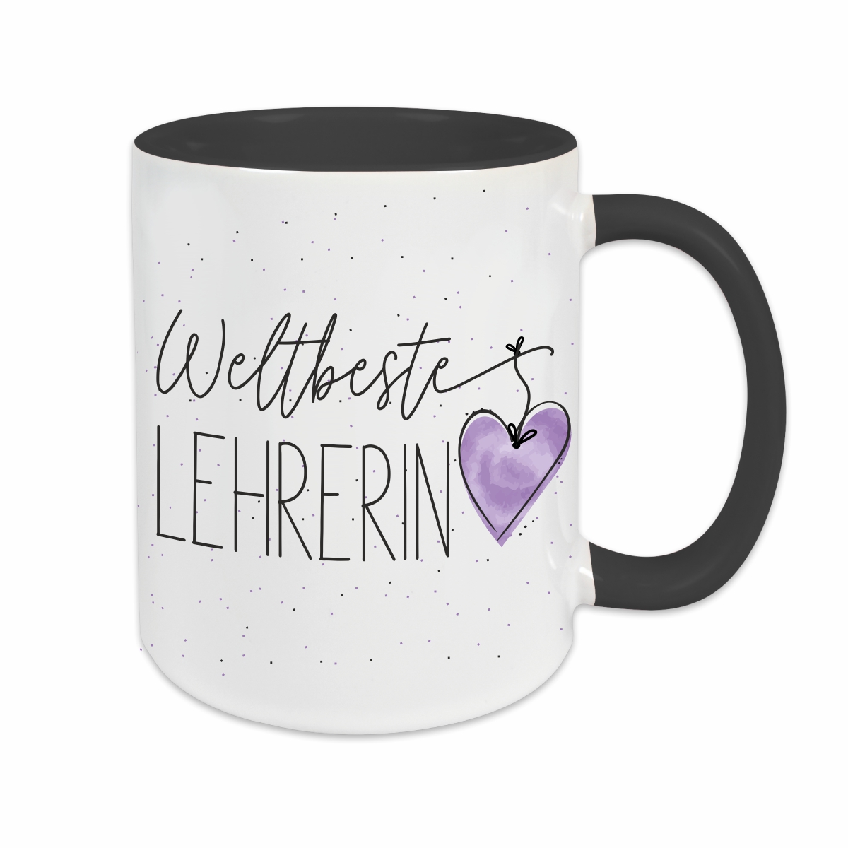 Tasse - Weltbeste Lehrerin schwarz