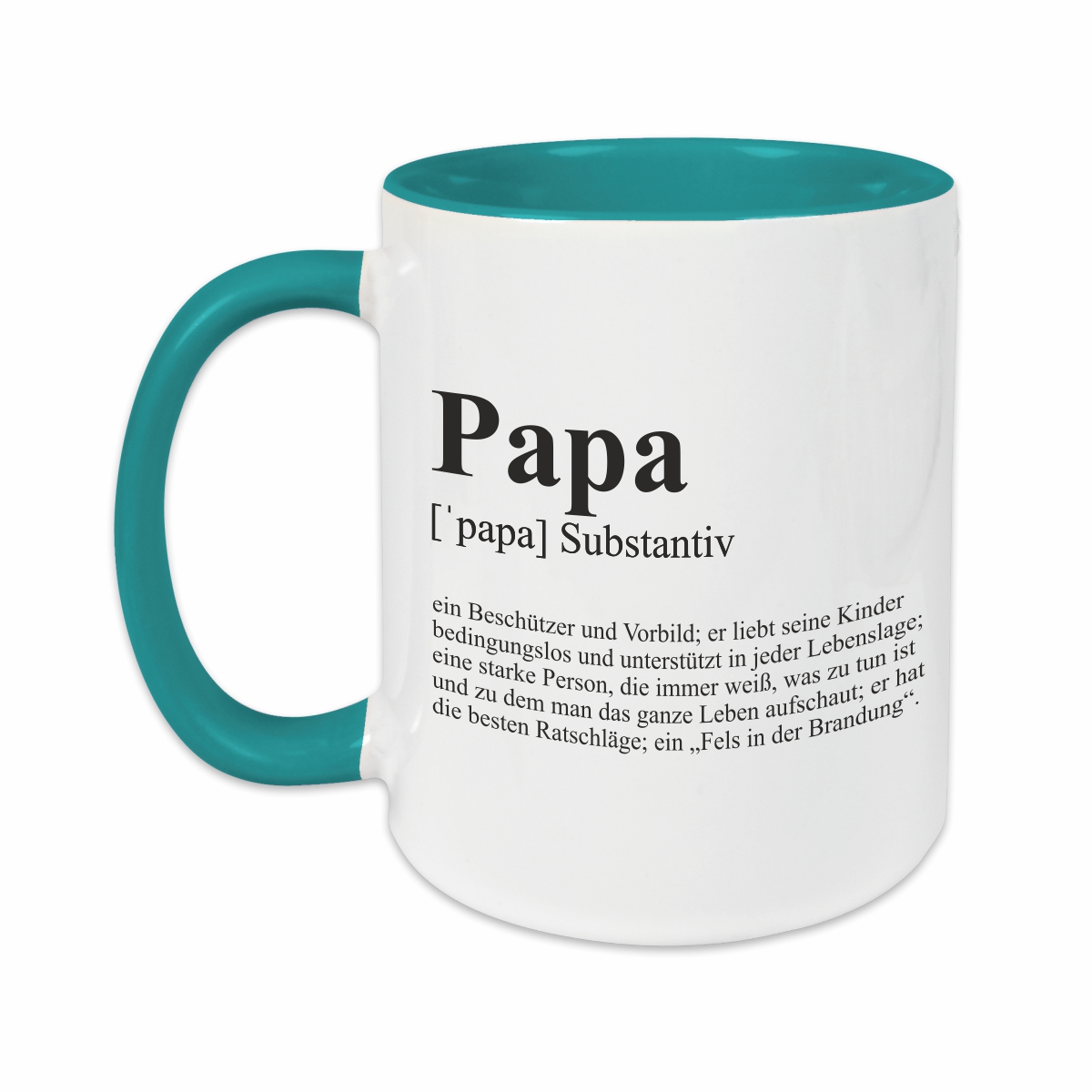 Tasse - Definition Papa türkis