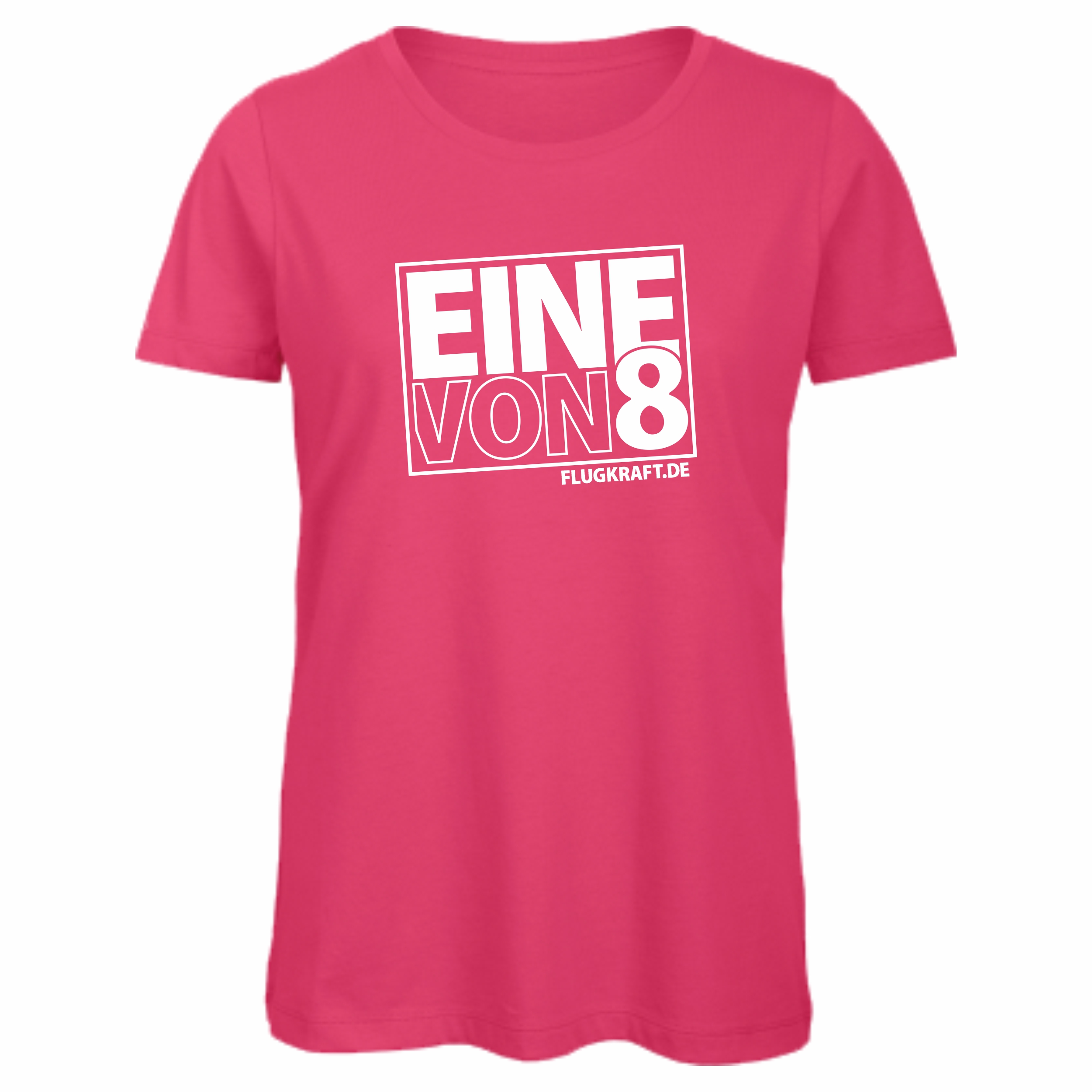 Damen T-Shirt - Eine von 8 pink 2XL