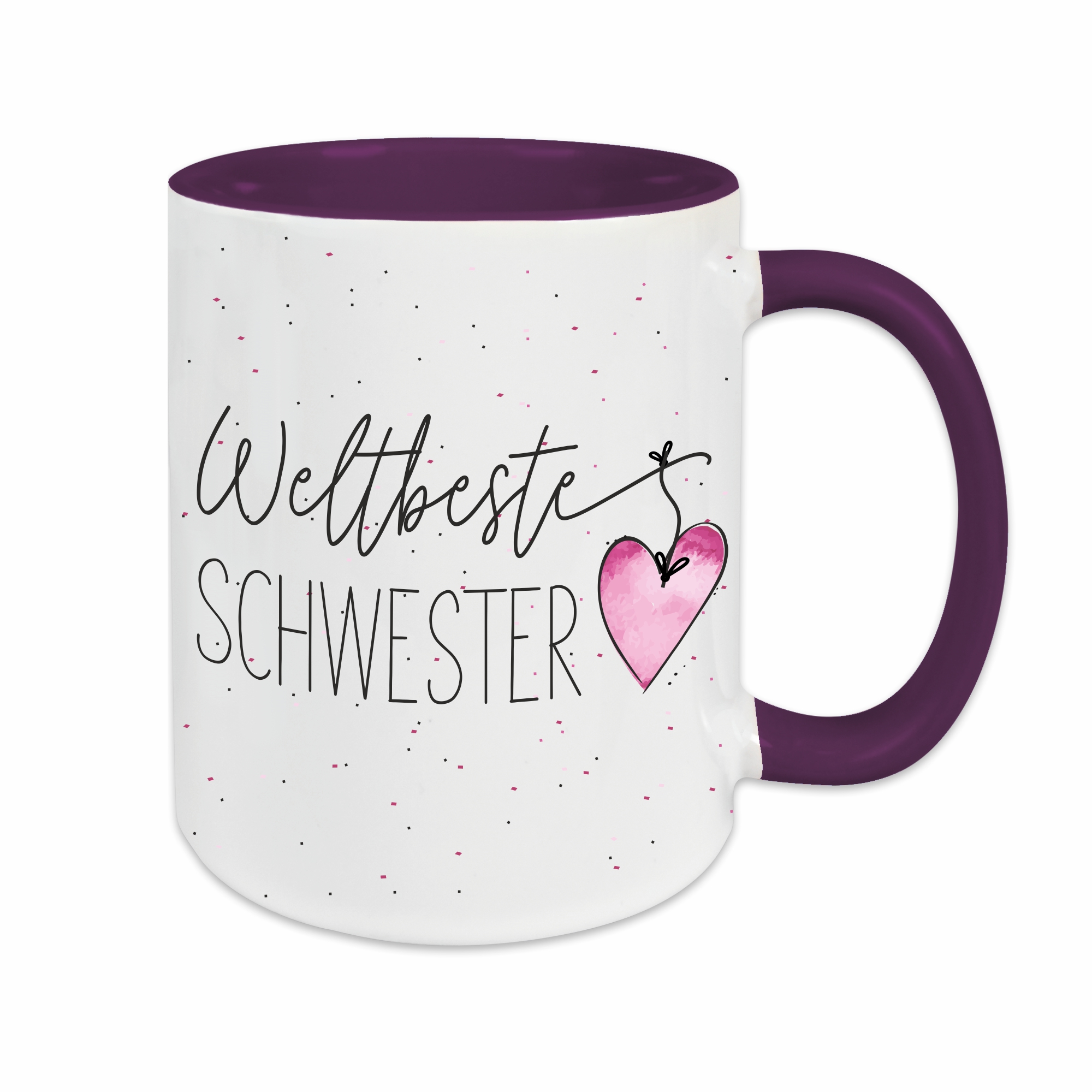 Tasse - Weltbeste Schwester lila