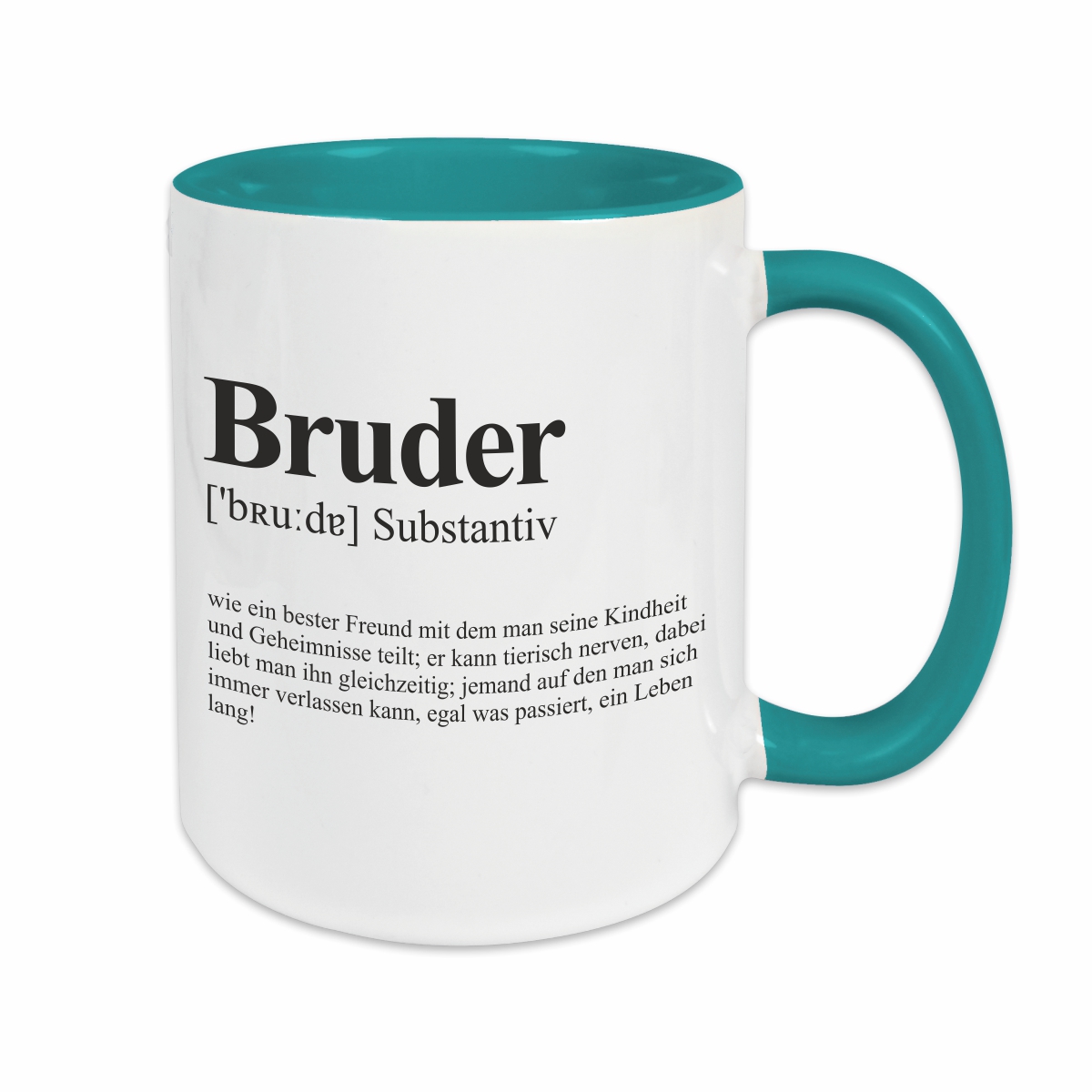 Tasse - Definition Bruder türkis