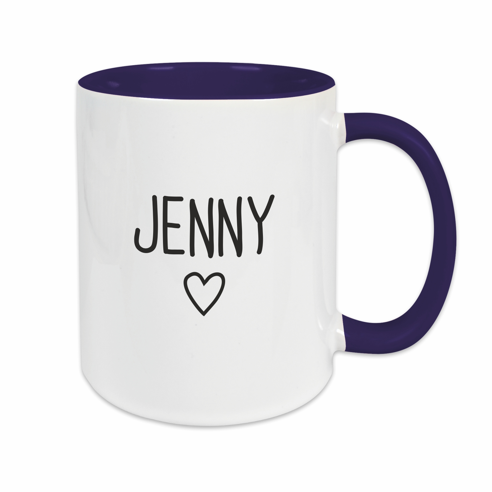 Tasse - Lieblingsmensch dunkelblau personalisiert