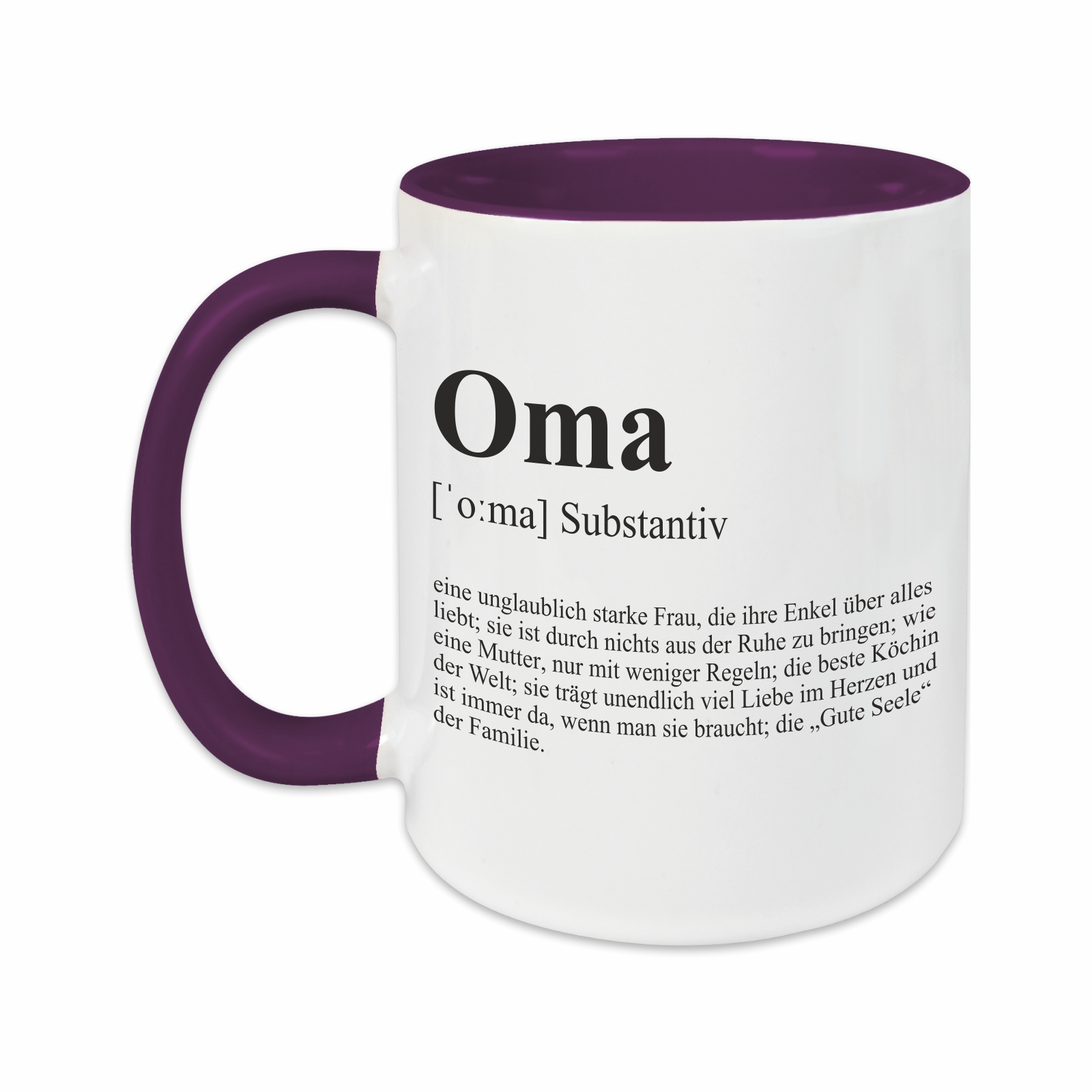 Tasse - Definition Oma lila