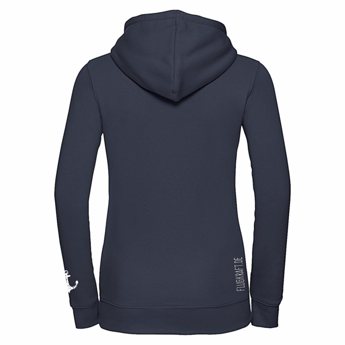 Damen Hoodie - Anker dunkelblau XL