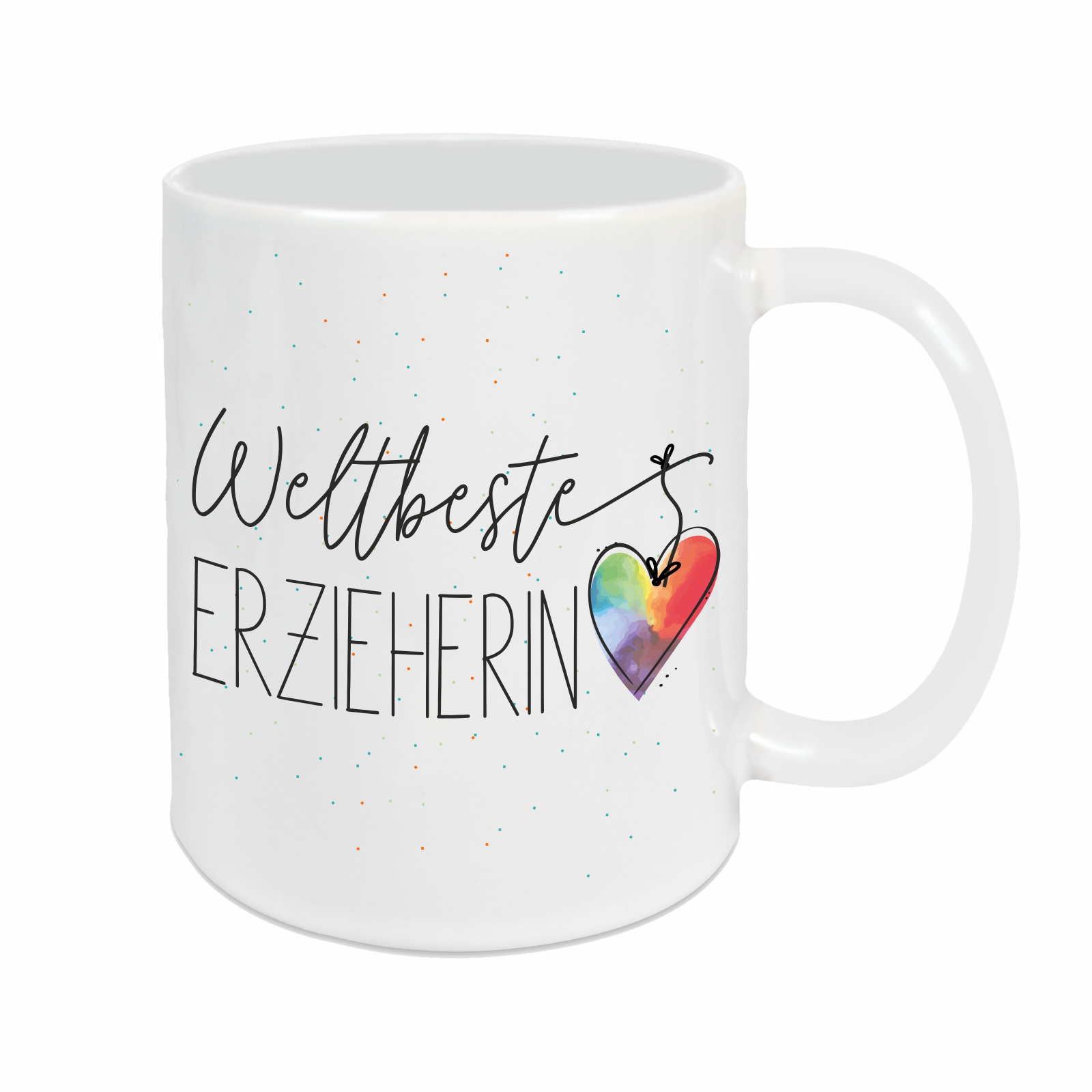 Tasse - Weltbeste Erzieherin weiß