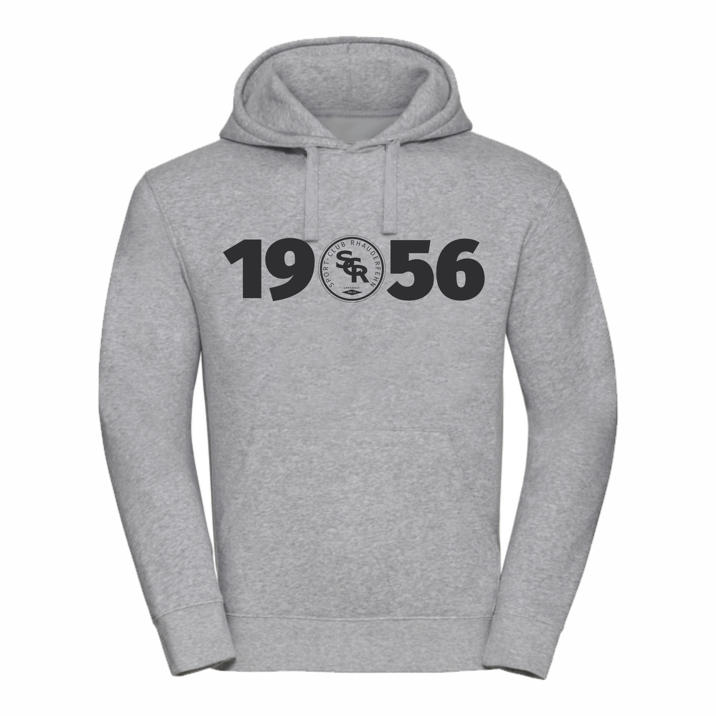 SCR Hoodie 1956 grau meliert S