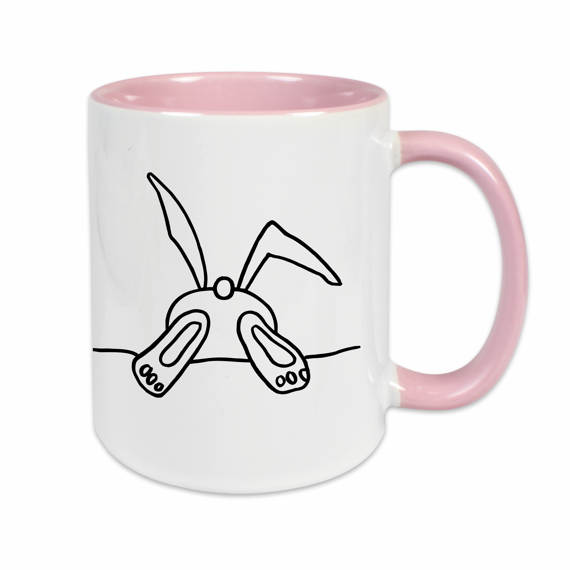 Tasse - Hase rosa