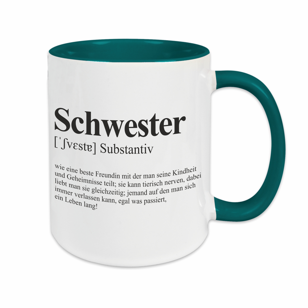 Tasse - Definition Schwester petrol