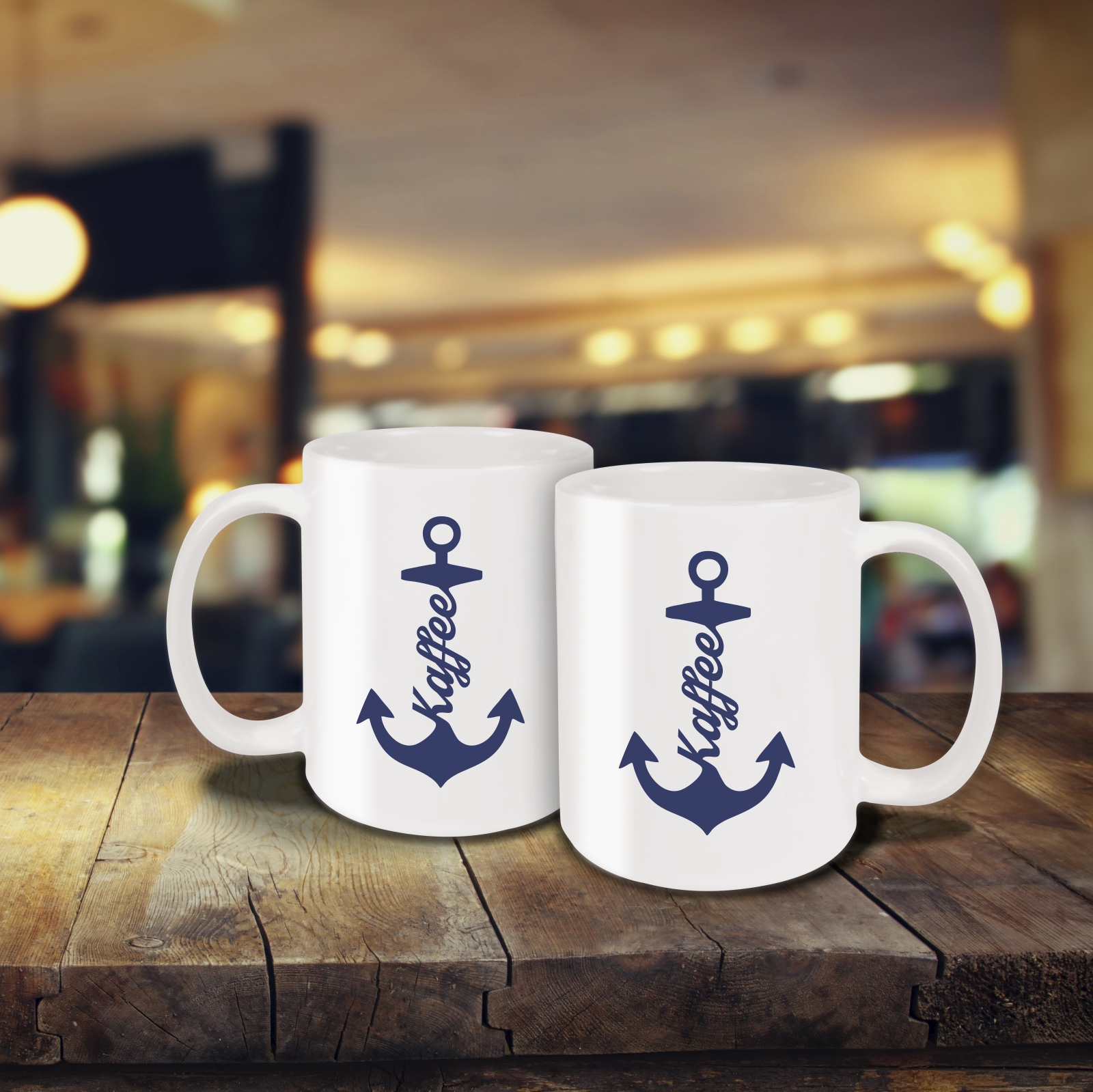 Tasse - Kaffee Anker weiß