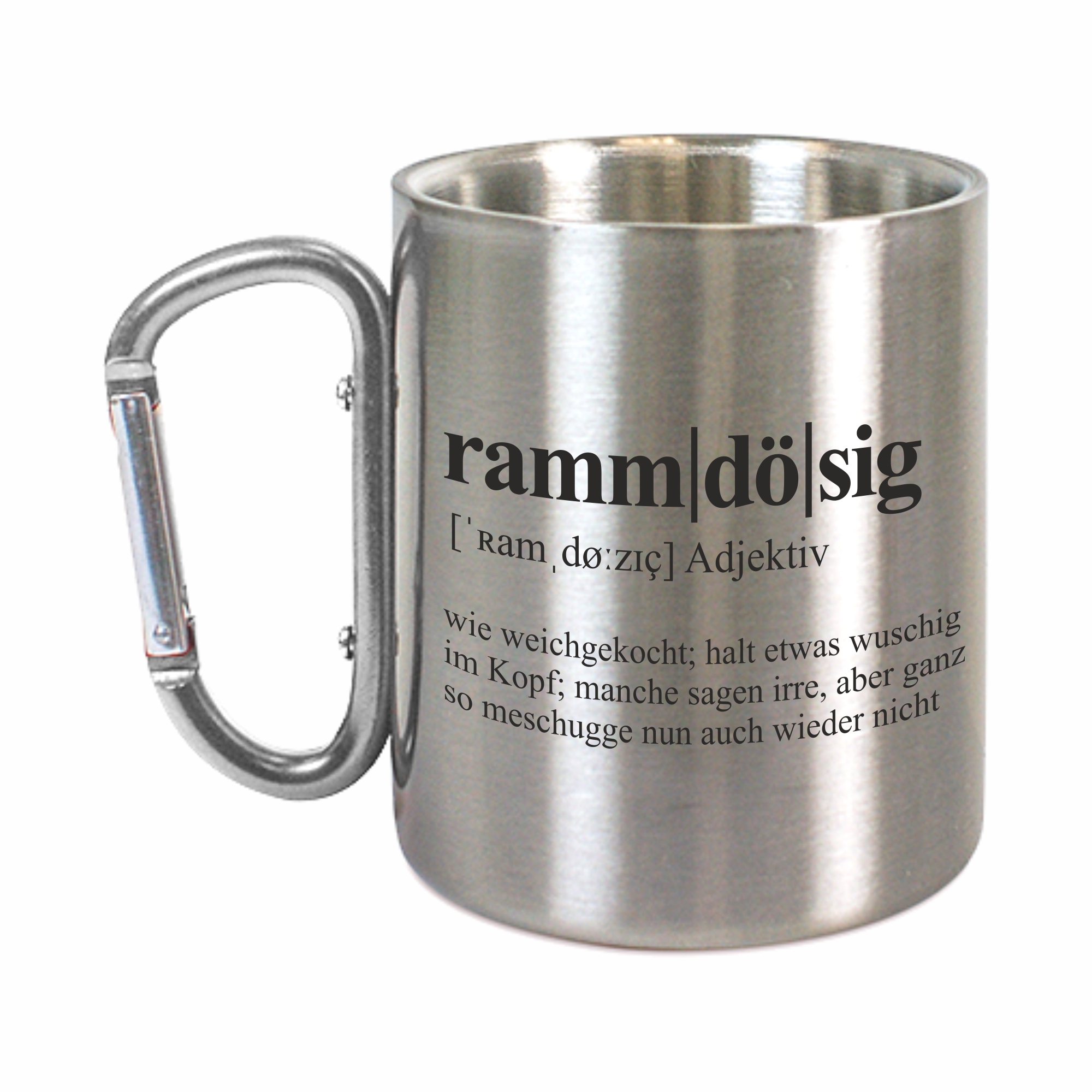 Tasse - Definition Rammdösig Edelstahl
