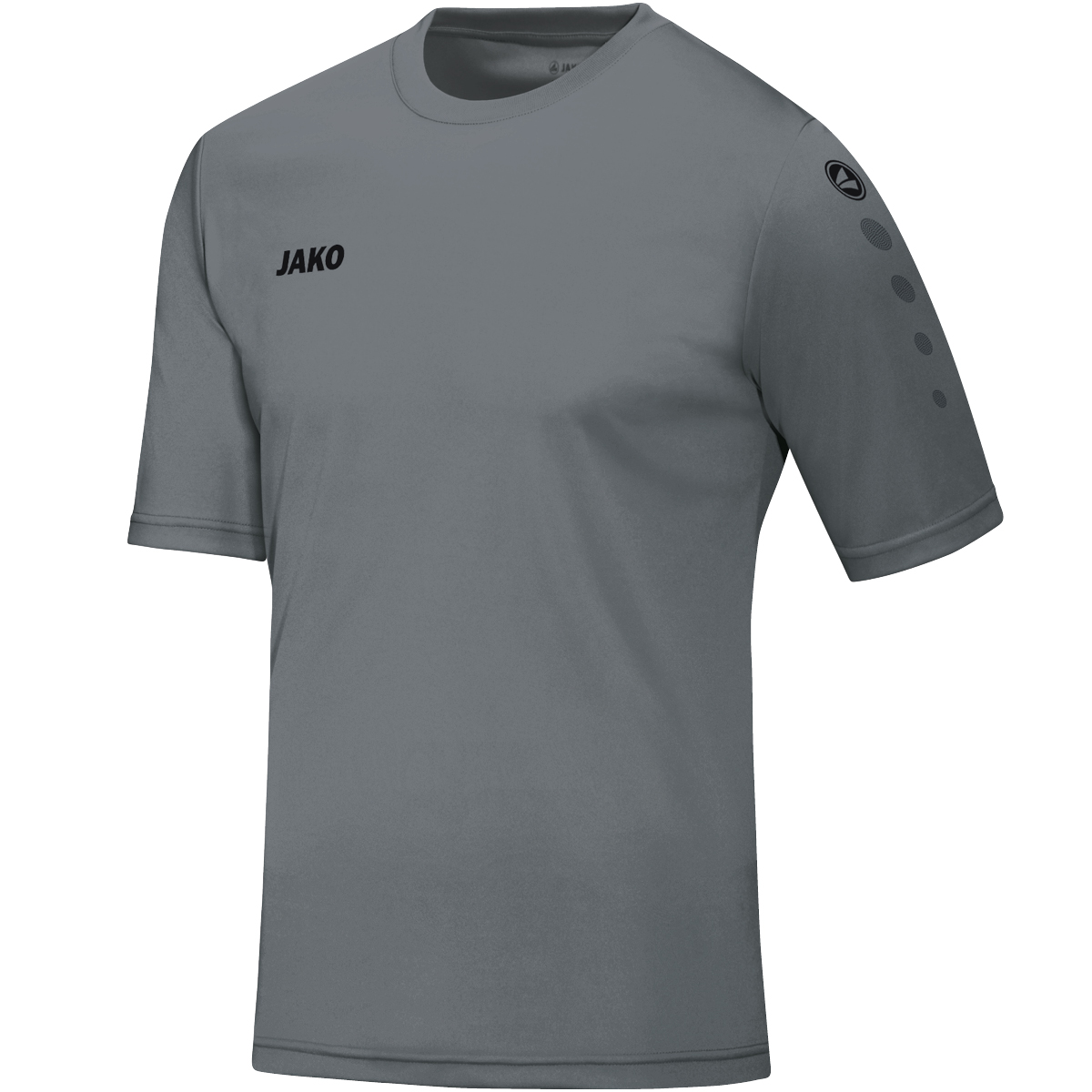 JAKO Trikot Team Kurzarm steingrau 164