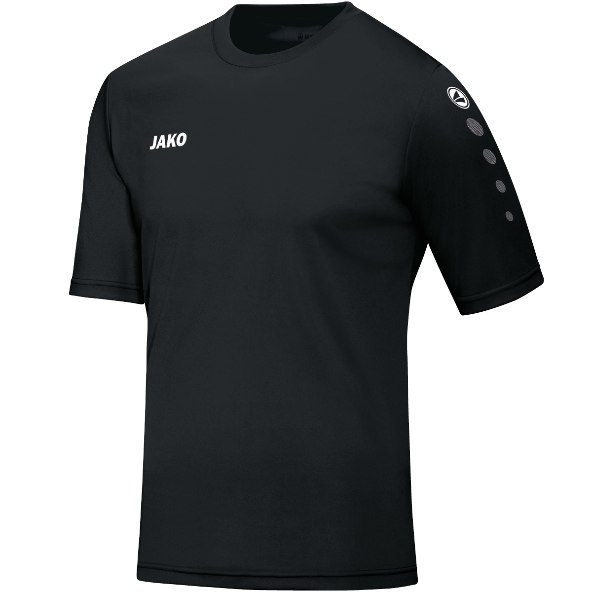 JAKO Trikot Team Kurzarm schwarz 116