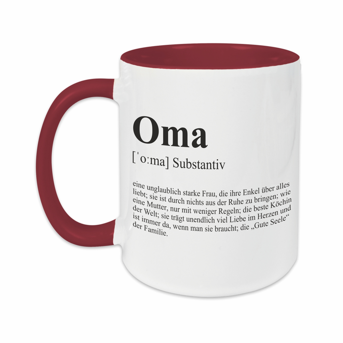 Tasse - Definition Oma burgund