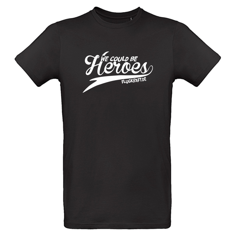 Herren T-Shirt - We could be heroes schwarz 3XL