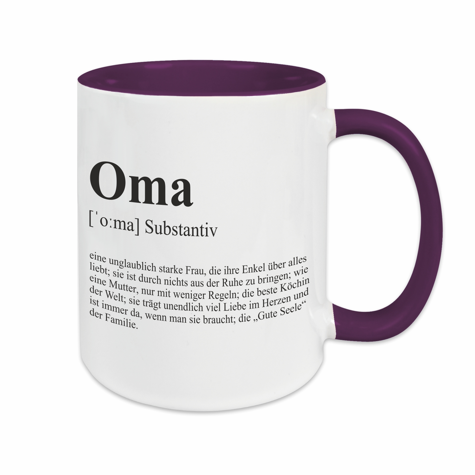 Tasse - Definition Oma lila