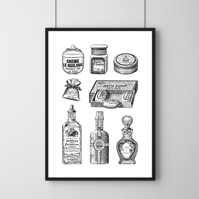 Poster - Vintage Utensilien