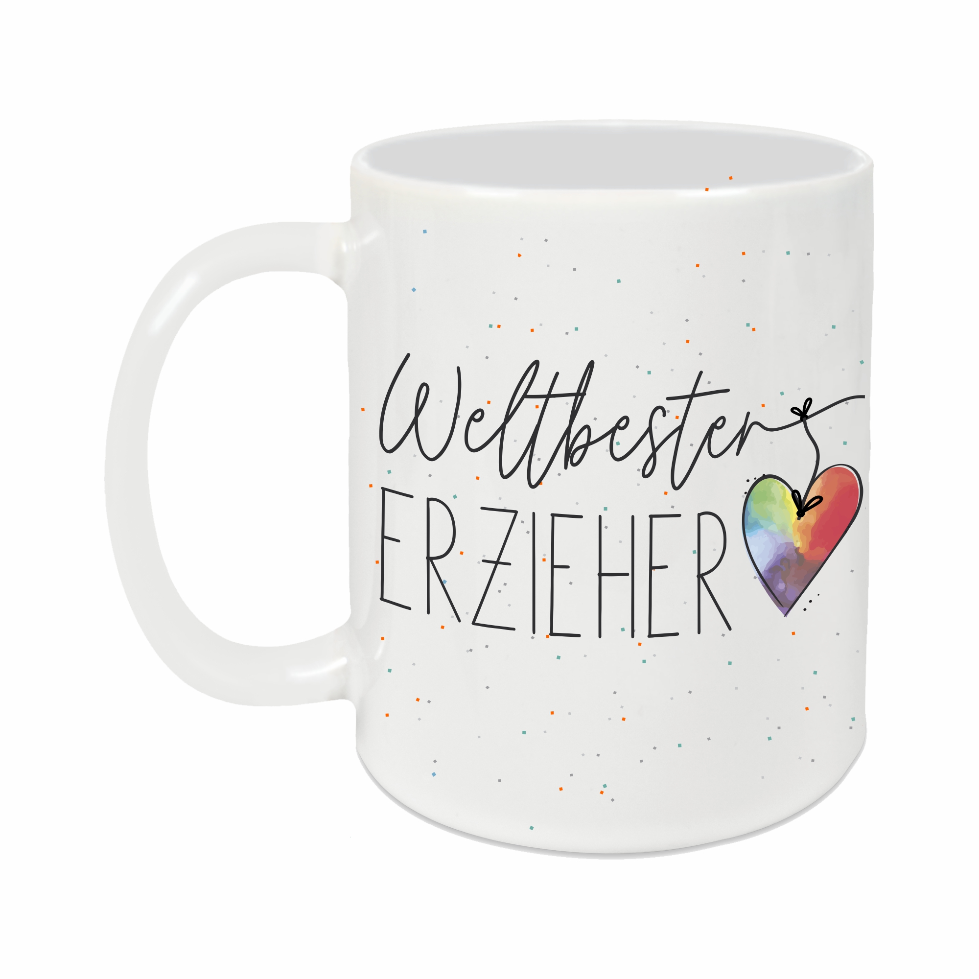 Tasse - Weltbester Erzieher weiß