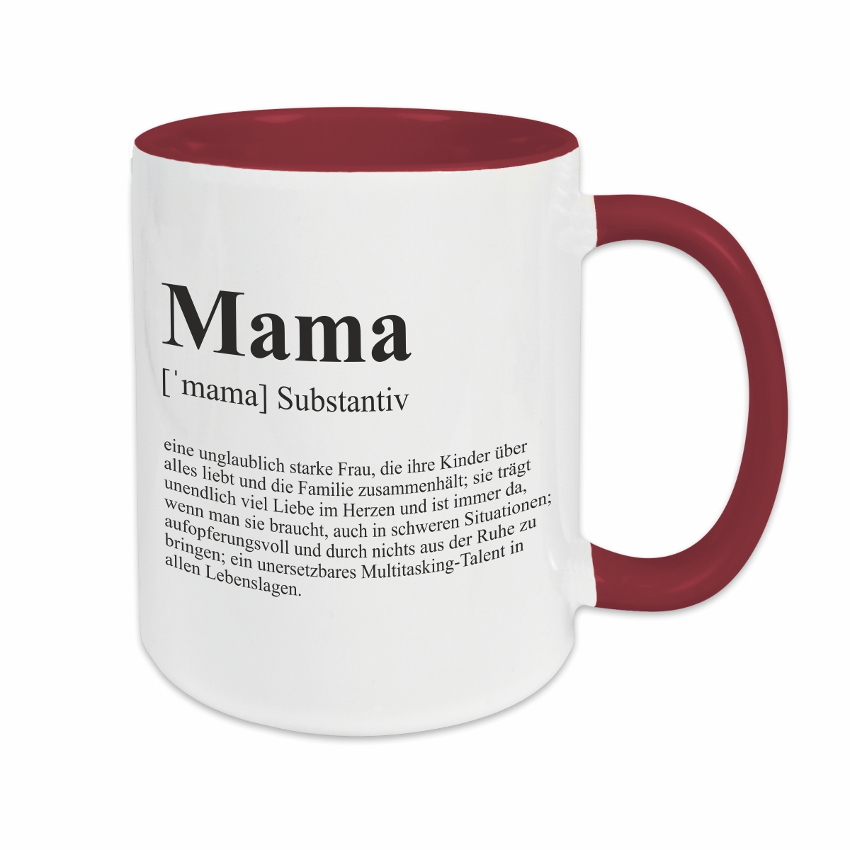 Tasse - Definition Mama burgund