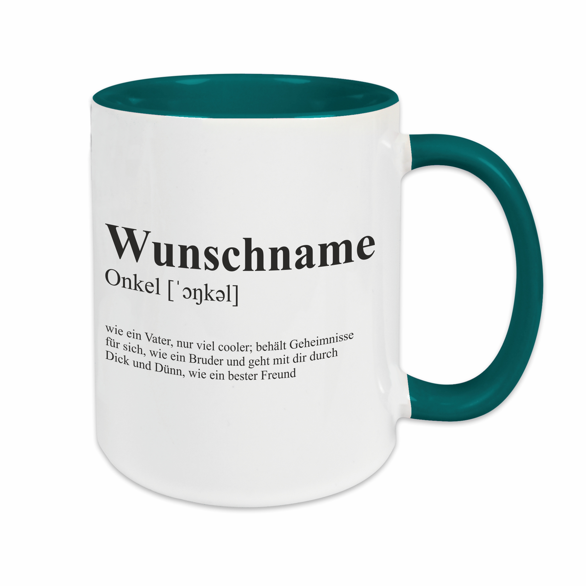 Tasse - Definition Onkel petrol personalisiert