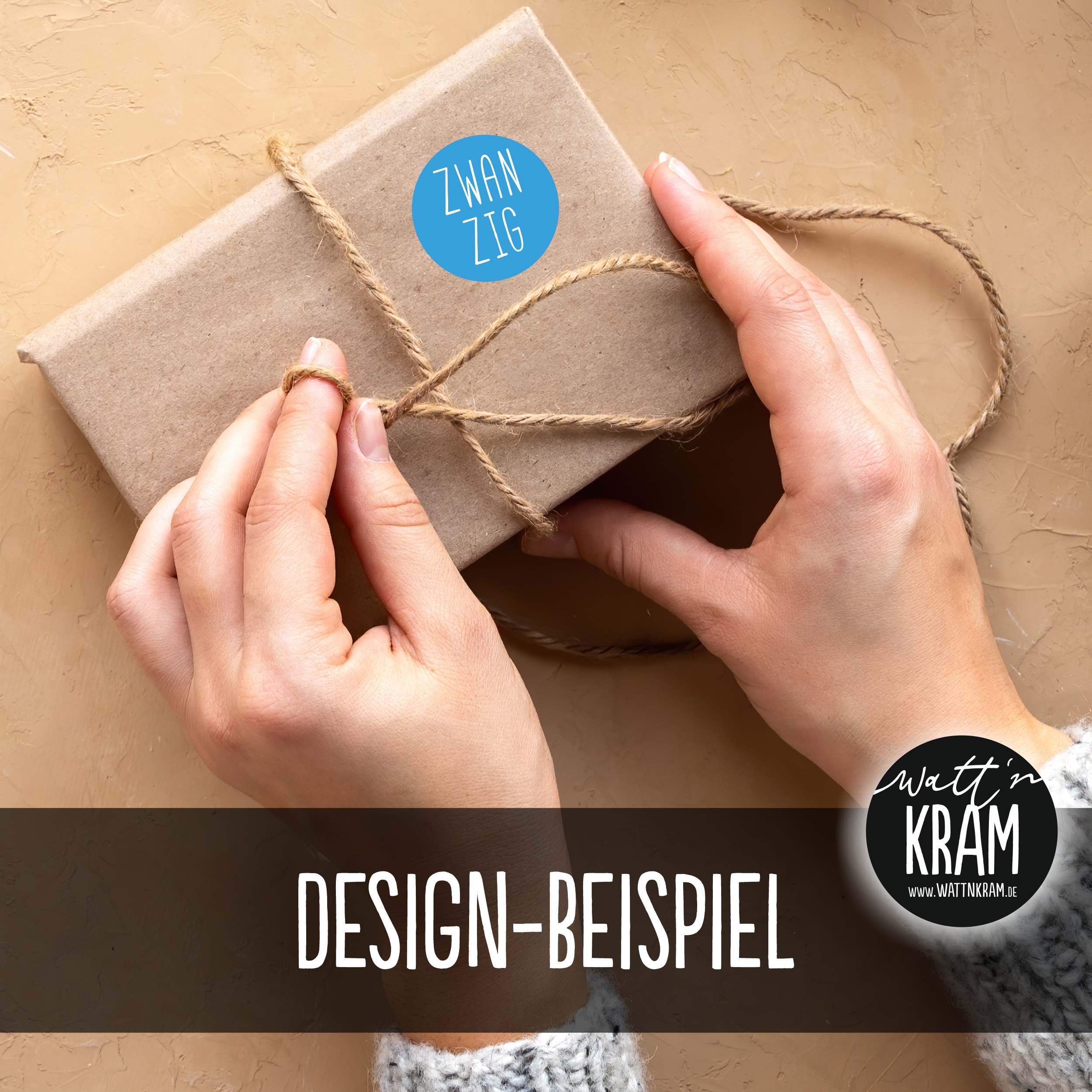 Adventskalender Zahlen Aufkleber - 24 Sticker mit 24 Tüten zum selbst Befüllen - hellblau