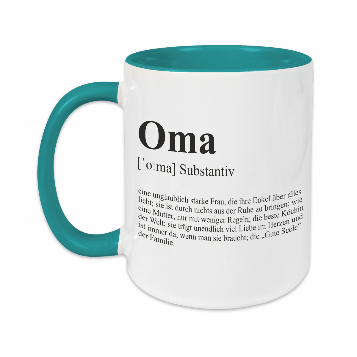 Tasse - Definition Oma türkis