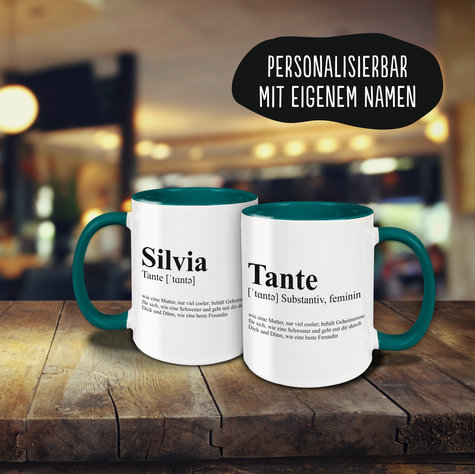 Tasse - Definition Tante petrol