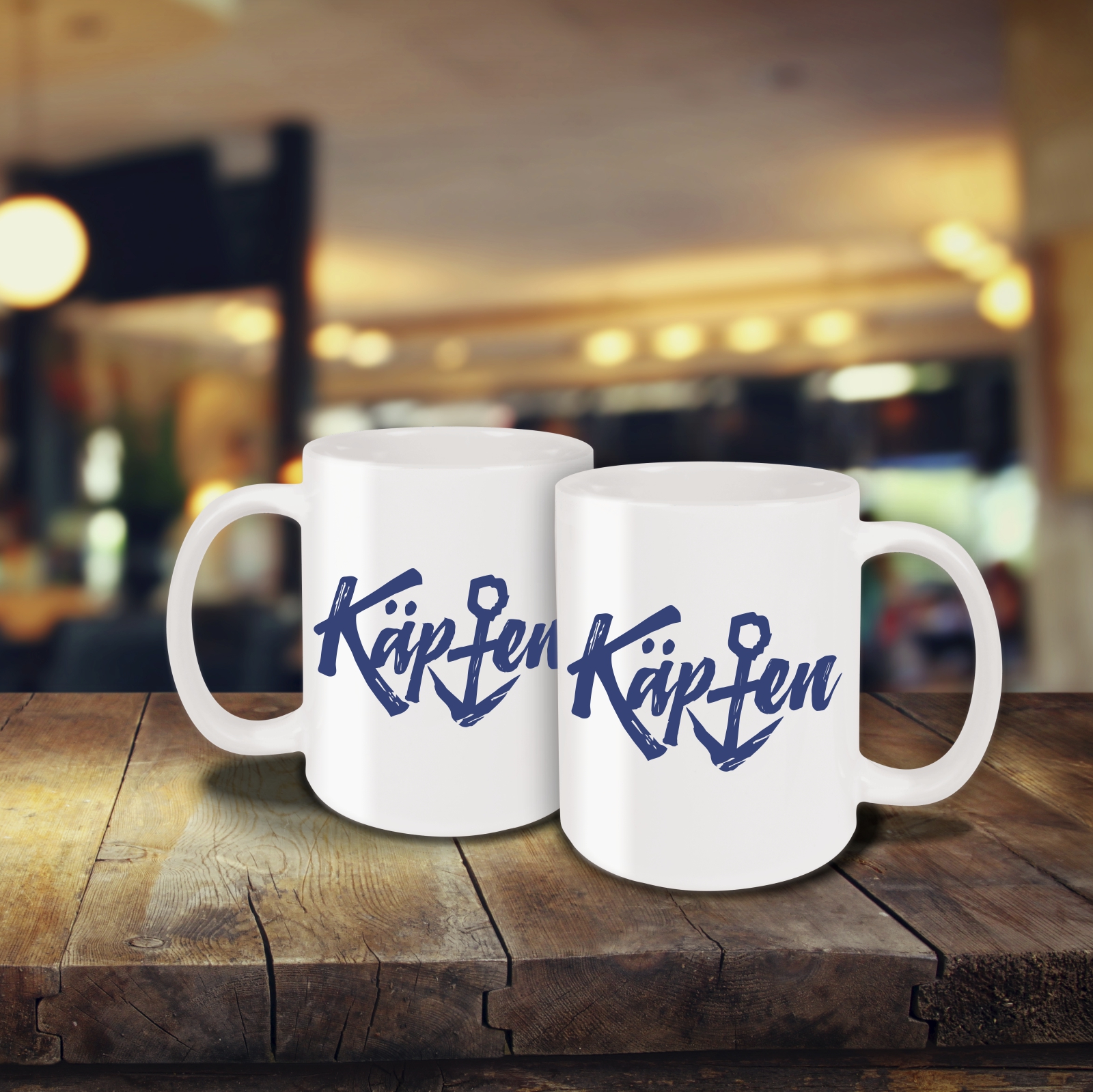 Tasse - Käpten weiß