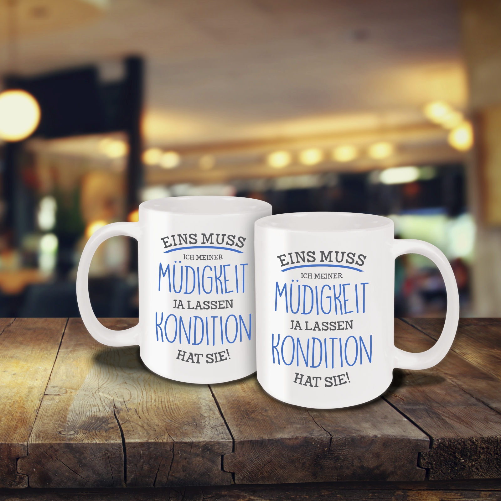 Tasse - Müdigkeit weiß